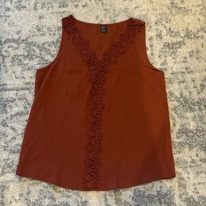 Floral Stitch Tank Top